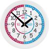 EasyRead Time Teacher - Wall Clock Red/Blue Face