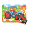Bigjigs - Tray Puzzle Medium 9 piece Tractor