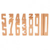 By Astrup - Large Wooden Sum Block Numbers
