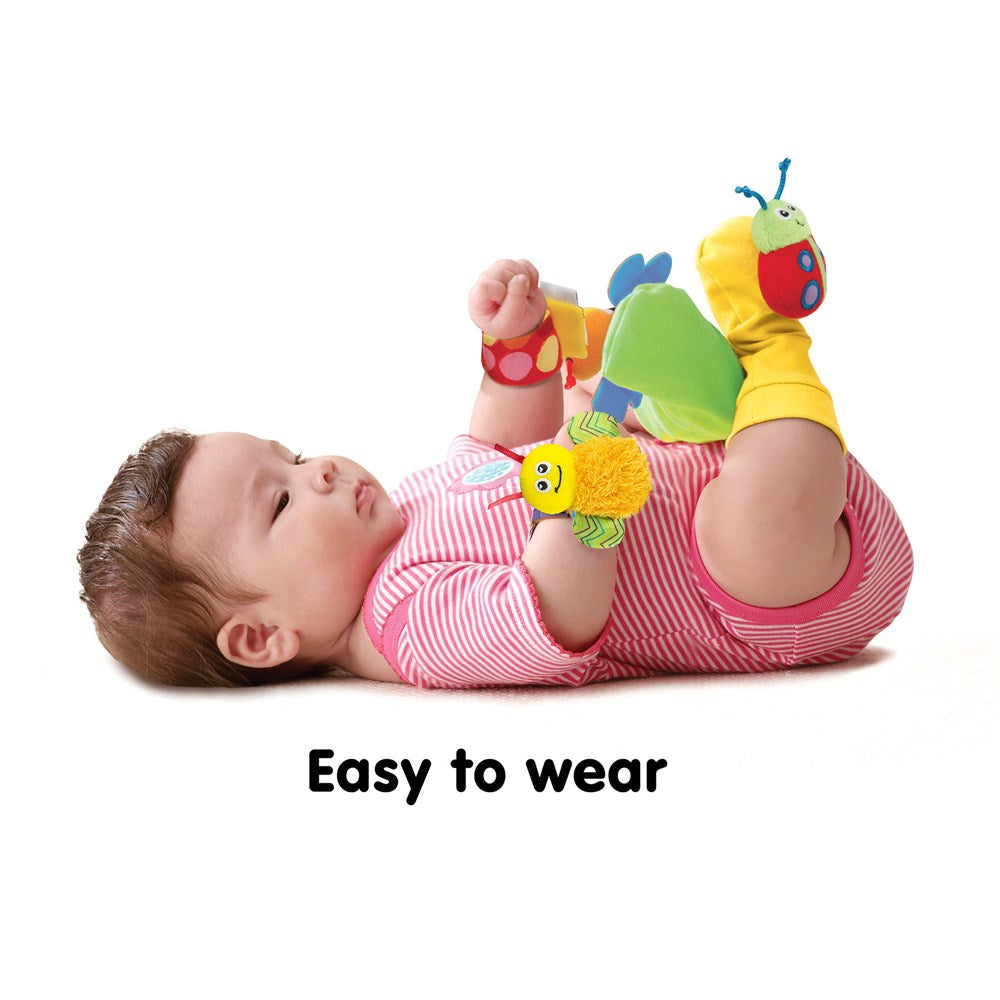 Lamaze Garden Foot Finder and Wrist Rattle Set