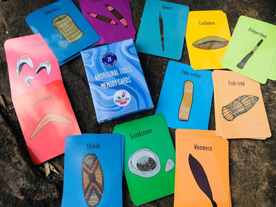 Riley Callie Resources - Aboriginal Tools Memory Cards Game