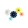 Boon - Cogs Water Gears Bath Toy Navy