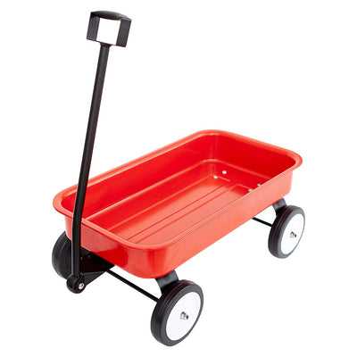 Toylogical - Stow & Go Red Metal Wagon