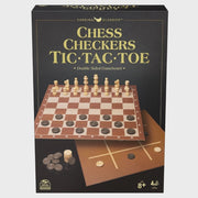 Cardinal Classics - Chess Checkers Tic-tac-toe