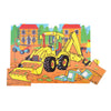 Bigjigs - Tray Puzzle Medium 9 piece Digger