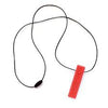 Ark Therapeutic - Chewable Necklace Textured Brick Stick Standard Red
