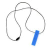 Ark Therapeutic - Chewable Necklace Textured Brick Stick XXT-Tough Royal Blue