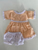 Dolls 4 Tibet - Dolls Clothes Small Short Sleeve Dress & Bloomers