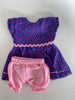 Dolls 4 Tibet - Dolls Clothes Small Sleeveless Dress & Bloomers