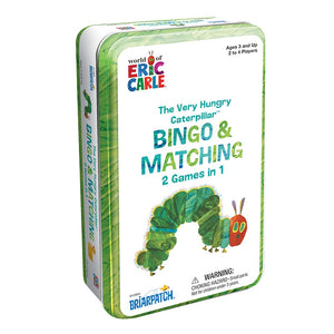 Briarpatch - World of Eric Carle The Very Hungry Caterpillar Bingo & Matching in Tin