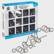 Puzzle Master - Metal Puzzles 12 piece