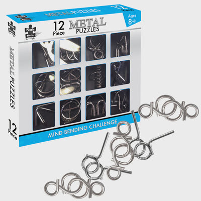 Puzzle Master - Metal Puzzles 12 piece