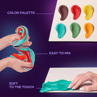 Okto Clay - Sensory Art 3D Creative Painting with Clay Sunflowers