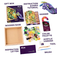 Okto Clay - Sensory Art Wood & Craft 3D Succulents Energy