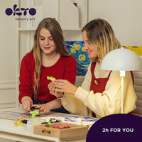 Okto Clay - Sensory Art Wood & Craft 3D Succulents Energy