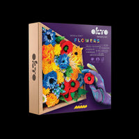 Okto Clay - Sensory Art Wood & Craft 3D Flowers Freedom