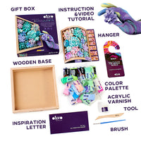 Okto Clay - Sensory Art Wood & Craft 3D Succulents Tenderness