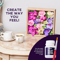 Okto Clay - Sensory Art Wood & Craft 3D Flowers Inspiration