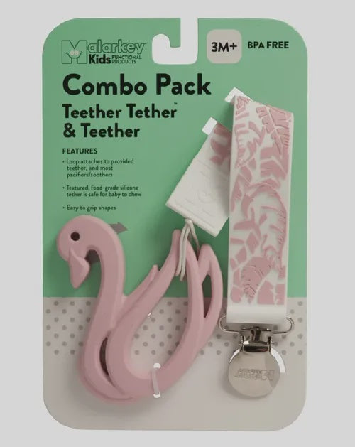 Malarkey Kids - Teether Tether Combo Pack Swan