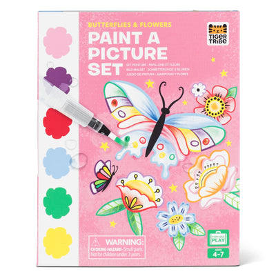Tiger Tribe - Paint A Picture Set Butterflies & Flowers