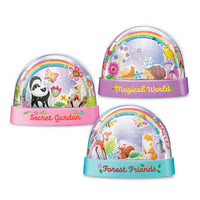 4M - KidzMaker Glitter Rainbow Snow Domes