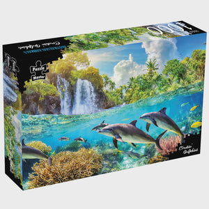 Puzzle Master - Puzzle 1000 piece Cruisin' Dolphins