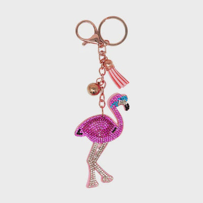 Pink Poppy - Bag Charm Flamingo