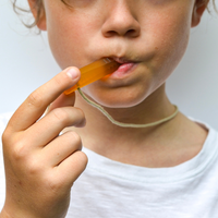The Santo - Natural Rubber Sensory Necklace 2 pack
