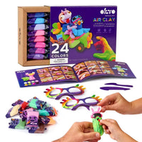 Okto Clay - Sensory Art 24 Colors Air Clay Creativity Set
