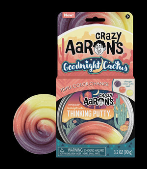 Crazy Aaron's - Thinking Putty Hypercolor Goodnight Cactus