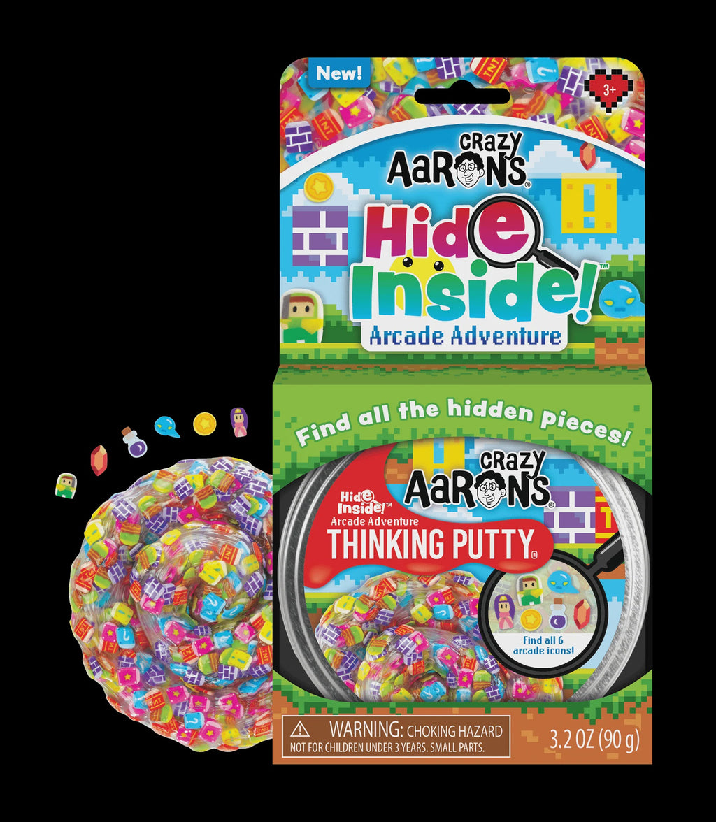 Crazy Aaron's - Thinking Putty Hide Inside Arcade Adventure