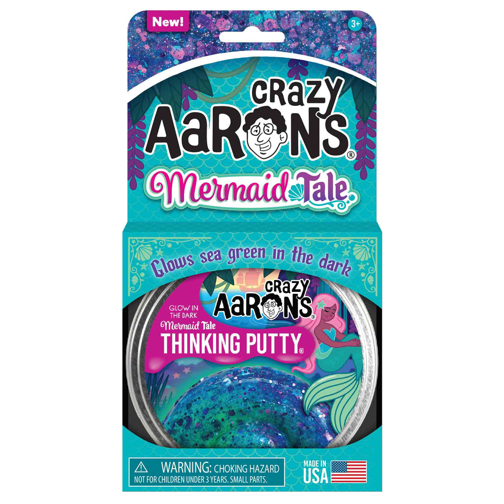 Crazy Aaron's - Thinking Putty Glowbrights Mermaid Tale