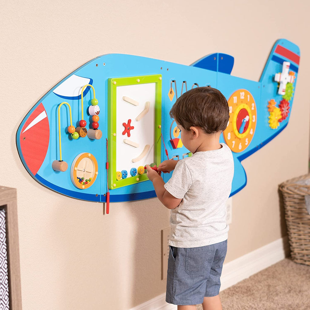 Viga - Wall Toy Activity Game Panel Airplane
