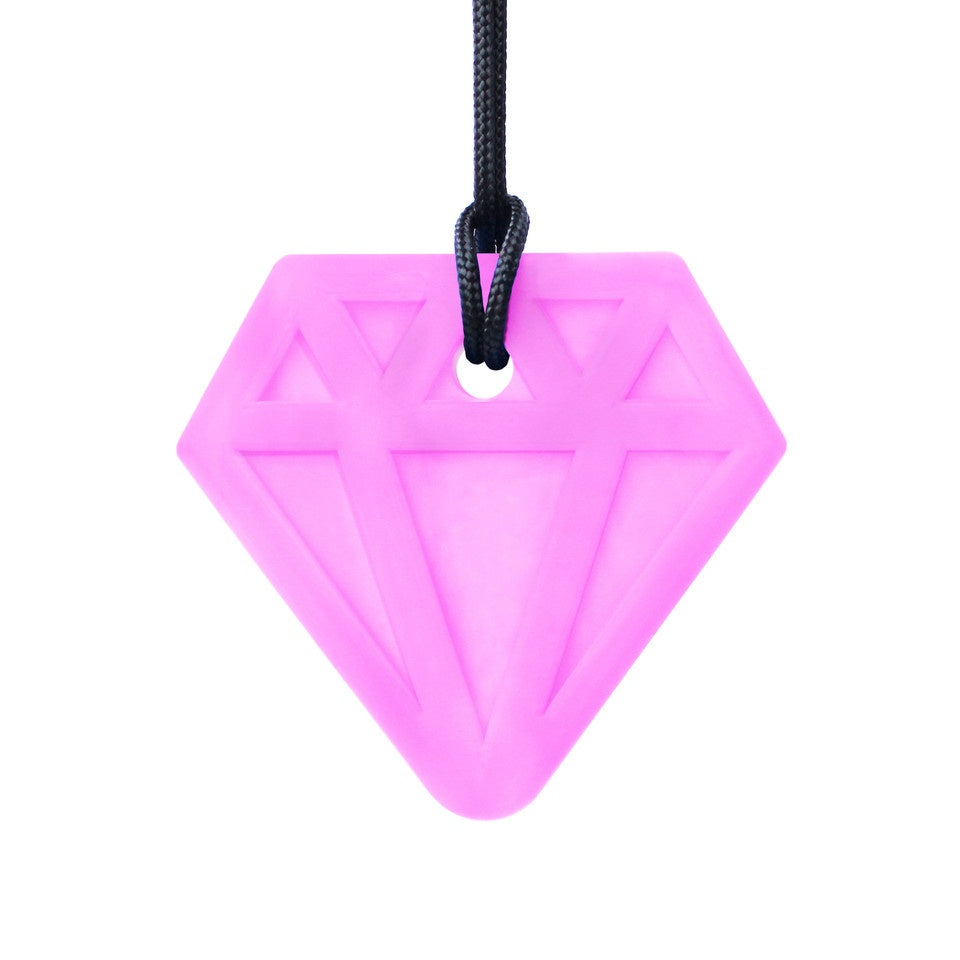 Ark Therapeutic - Chewable Necklace Diamond Standard Translucent Pink