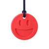 Ark Therapeutic - Chewable Necklace Smiley Face Chewmoji Standard Red
