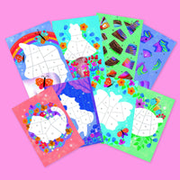Tiger Tribe - Sticker By Numbers Magical Garden
