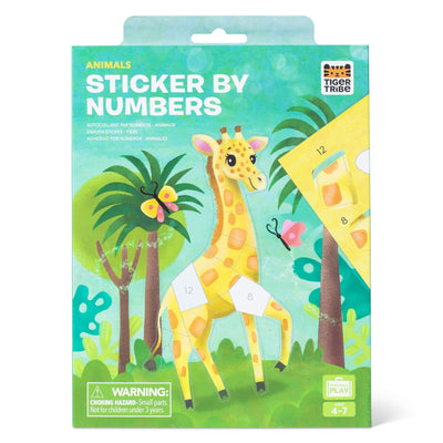 Tiger Tribe - Stickers By Numbers Animals