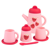 Tiger Tribe - Silicone Tea Set Strawberry Patch