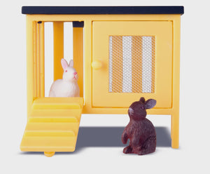 Lundby - Rabbits & Hutch