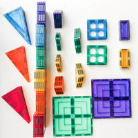 Learn & Grow Toys - Magnetic Tiles Base Pack 64 piece