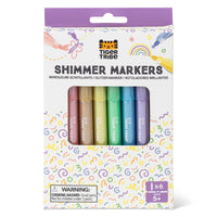 Tiger Tribe - Shimmer Markers 6 piece