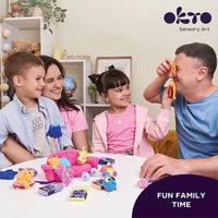 Okto Clay - Sensory Art 18 Colors Air Clay Creativity Set