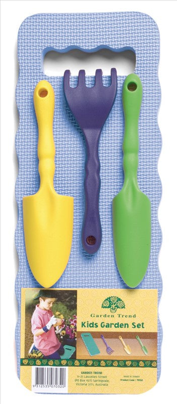 Garden Trend - Kids Plastic Garden Tools Set 4 piece