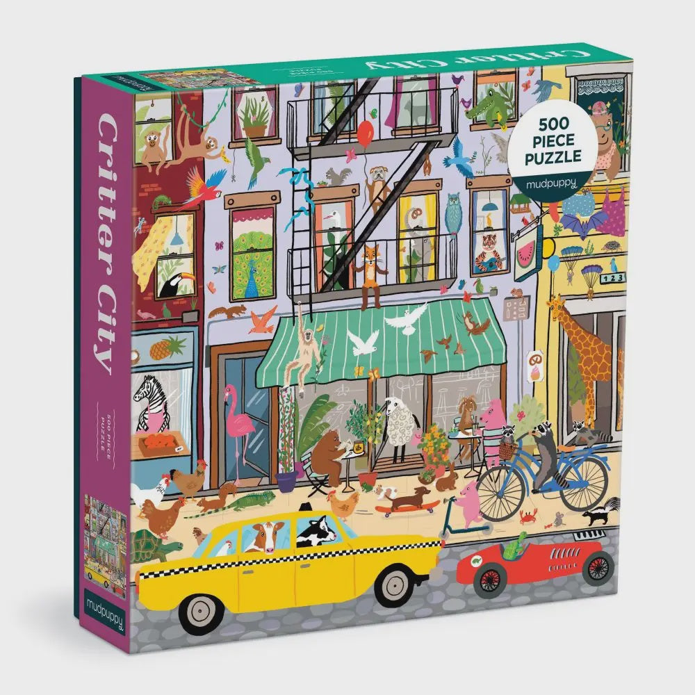 Mudpuppy - Puzzle 500 piece Critter City