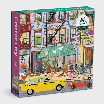 Mudpuppy - Puzzle 500 piece Critter City