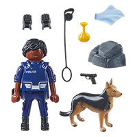 Playmobil - Special Plus Policeman with Sniffer Dog