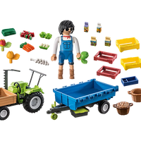 Playmobil - Harvester Tractor with Trailer
