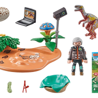 Playmobil - Stegosaurus Nest with Egg Thief