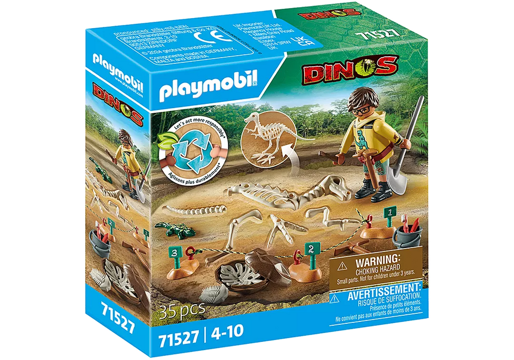 Playmobil - Archaeological Dig with Dinosaur Skeleton