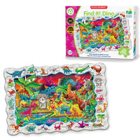 The Learning Journey - Puzzle Doubles! Find It! Dino